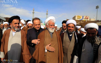 Secretary-General of AhlulBayt (a.s.) World Assembly attends at funeral c ( (19).jpg